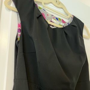 Black Boden dress - perfect for work! Lots of flattering details